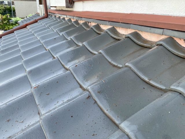加古川市で漆喰の劣化が目立っていた下屋